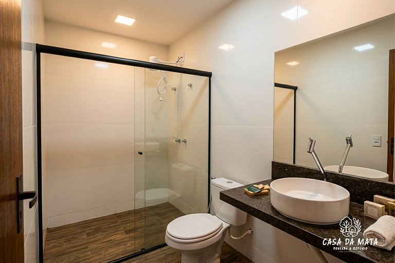 Suíte na Montanha com piscina a 1km do Parque